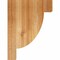 Ekena Millwork Alpine Rough Sawn Corbel, Western Red Cedar, 4"W x 12"D x 16"H COR04X12X16ALP00RWR - alternate 4